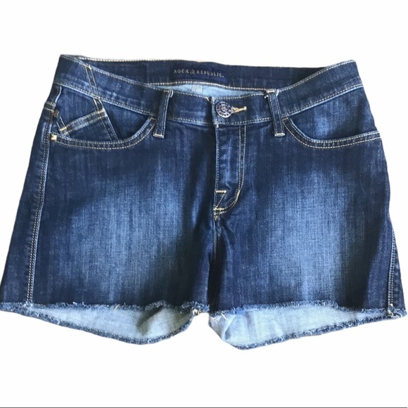 ROCK & Republic Hula stretch denim shorts 6 - Picture 1 of 11